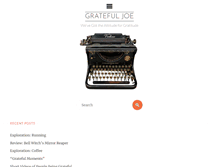 Tablet Screenshot of gratefuljoe.com